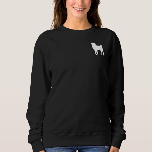 Pug Hund T Shirt (Framsida)