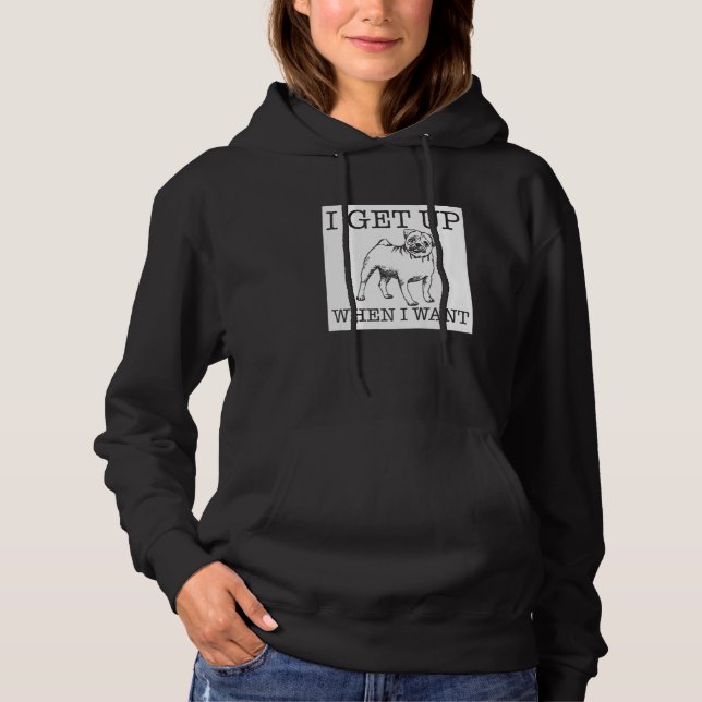 Pug hund t shirt (Framsida)