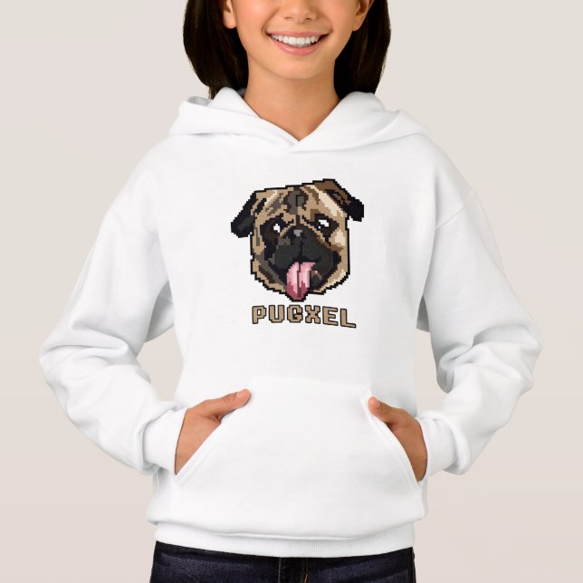 pug hund t shirt (Framsida)