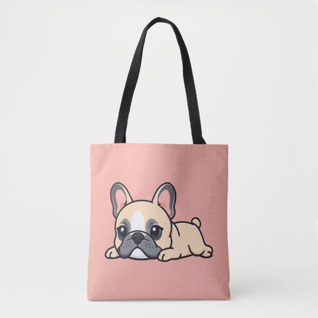 Pug hund tygkasse (Framsida)