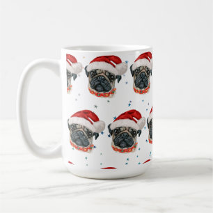 Pug Hundras Kristallstjärnor Kaffemugg