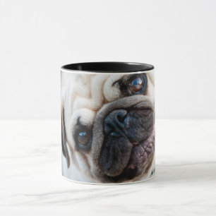 Pug huvud Lutning Mugg