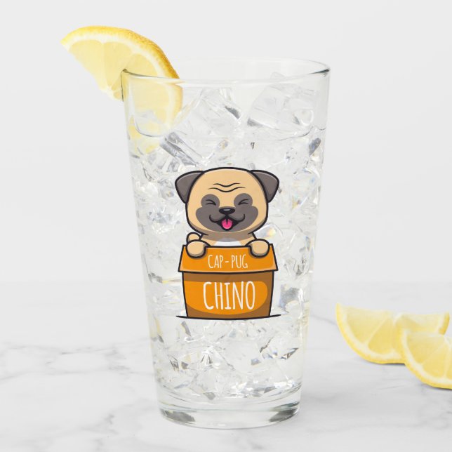 Pug in a Kopp - Cap-Pug-Chino (Framsida Ice)