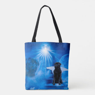 Pug in Heaven as Angel Sympathy Tygkasse