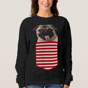 Pug in Pocket Rolig hund Älskare Classic T-Shirt 3