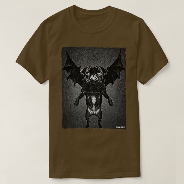 Pug Inferno T Shirt (Design framsida)