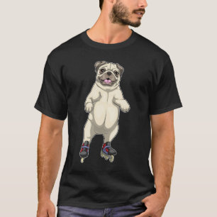 Pug Inline-skridskor för rullskridskor T Shirt