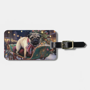 Pug Jul Festive Season Bagagebricka