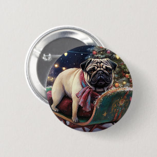 Pug Jul Festive Season Knapp