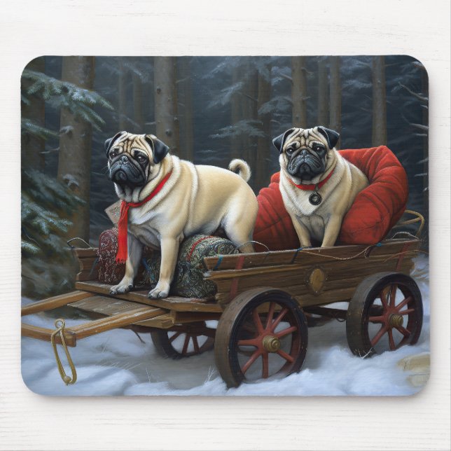 Pug Jul Festive Season Musmatta (Framsidan)
