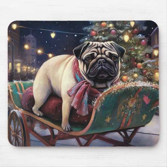 Pug Jul Festive Season Musmatta (Framsidan)