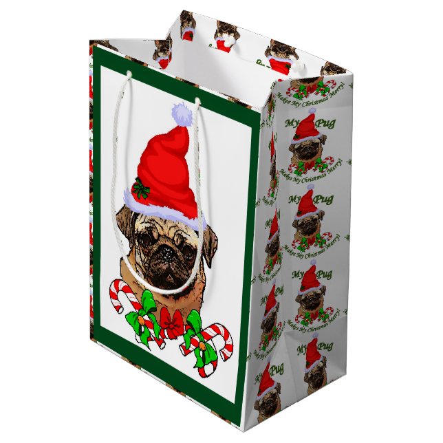 Pug jul Merry (Baksidan Vinklad)
