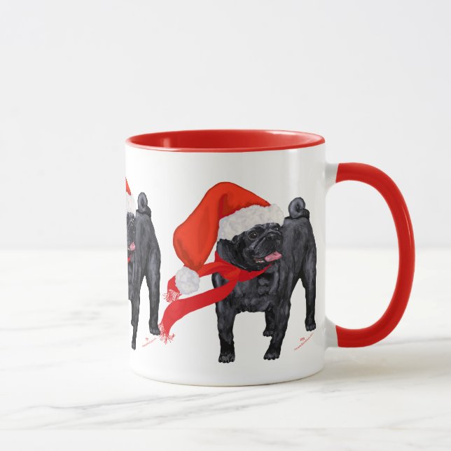 Pug Julhjälpare Mugg (Höger)