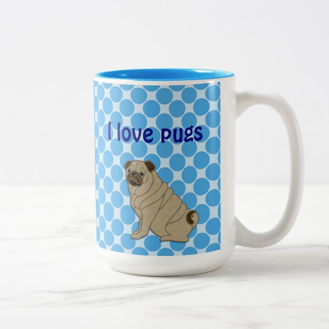 pug - kaffemugg (Höger)