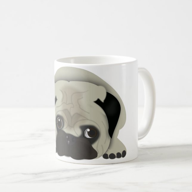 Pug Kaffemugg (Framsida höger)
