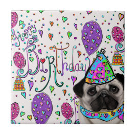 PUG KAKELPLATTA
