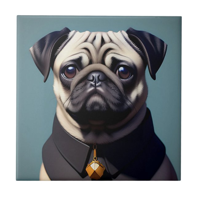 Pug Kakelplatta (Framsidan)