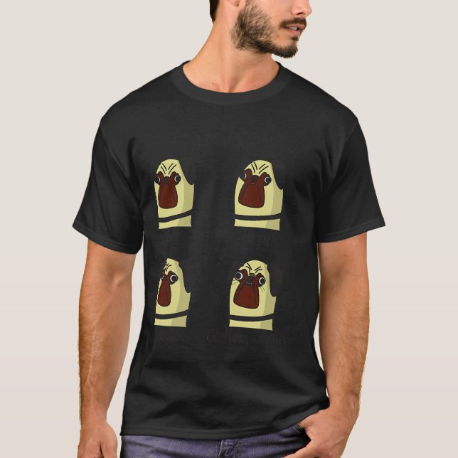 Pug känslor  t shirt (Framsida)