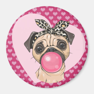 Pug Kärlek Magnet