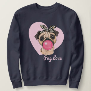 Pug Kärlek T Shirt