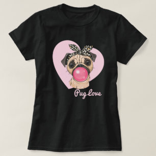 Pug Kärlek T Shirt