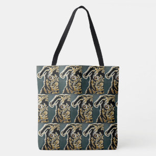 Pug Kärlek Tote Bag Tygkasse