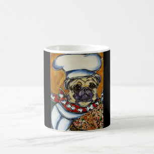 Pug kock kaffemugg