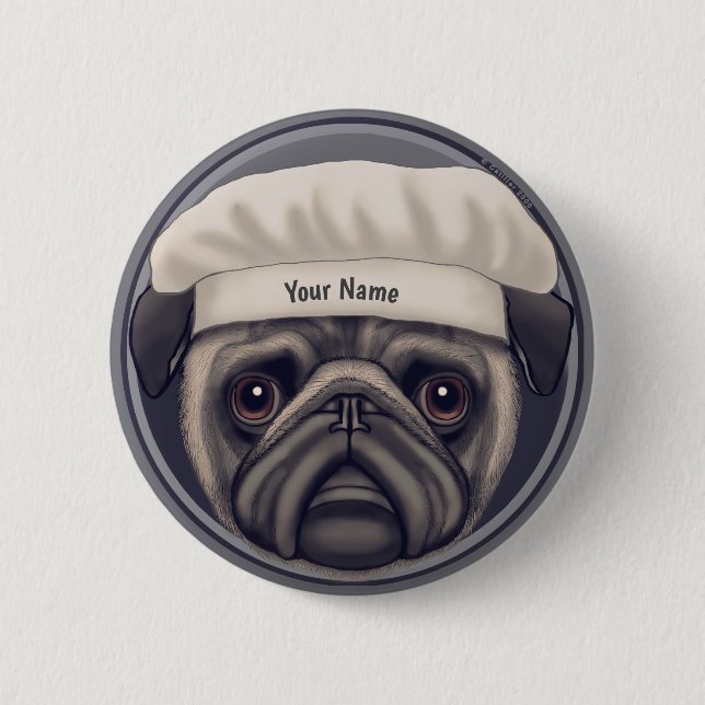 Pug kock knapp (Framsida)