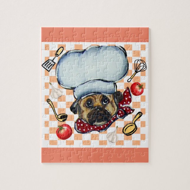 Pug kock pussel (Vertikal)