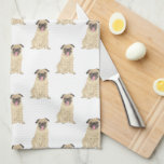 Pug Kökshandduk<br><div class="desc">Jag kärlek den här söta mönstren av en hund-pagefärgillustration för att den är så klassisk att den är som en neutralt, och ändå poppar som en stående ensam biet! Det är perfekten i vilket rum som helst, förskola, kontor eller till och med mangrottan! För de sötaste gåvorna lägger du till...</div>
