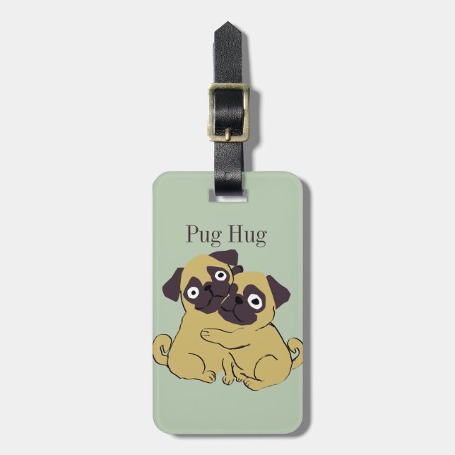 Pug kram  bagagebricka (Vertikal Framsida)