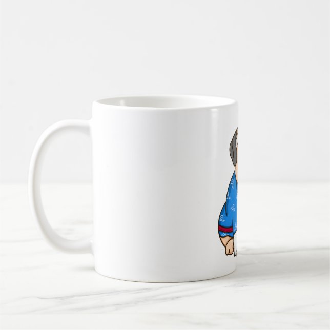 Pug Kunai Kaffemugg (Vänster)