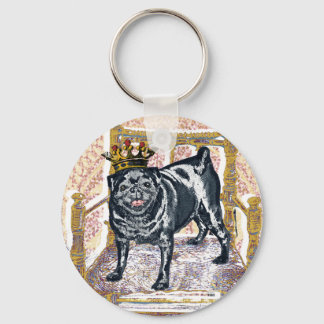 Pug Kung Nyckelring