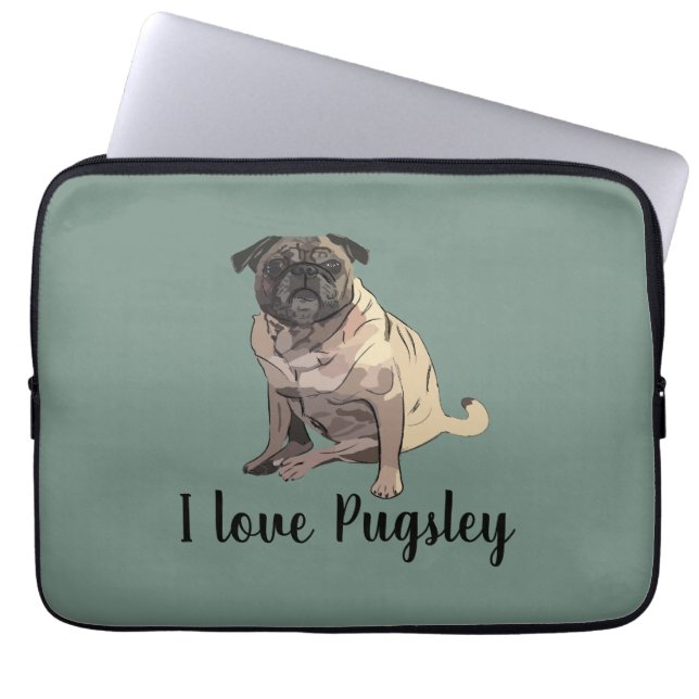 Pug Laptop Fodral (Framsidan)