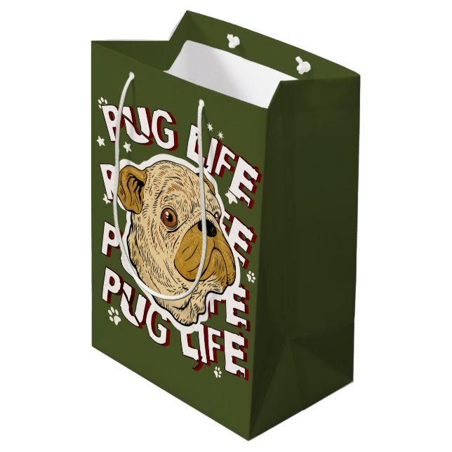 Pug Life Animal Hund (Baksidan Vinklad)