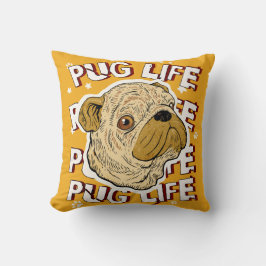 Pug Life Animal Hund Kudde