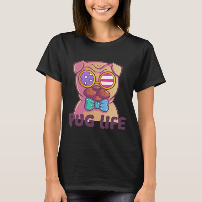 Pug Life Classic T-Shirt 119 (Framsida)