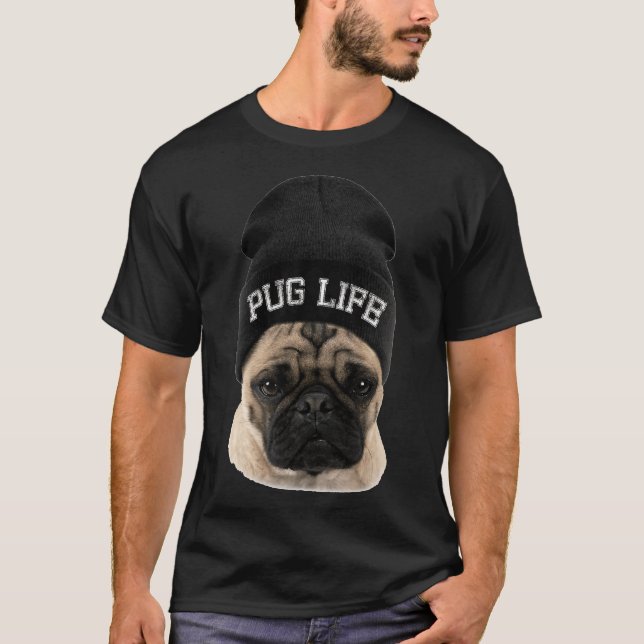 Pug Life Classic T-Shirt 392 (Framsida)