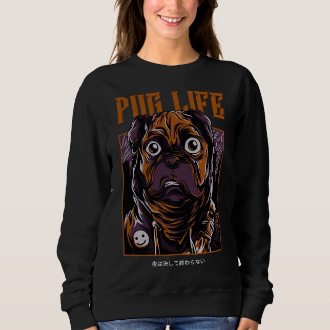 Pug Life Classic T-Shirt 750 (Framsida)