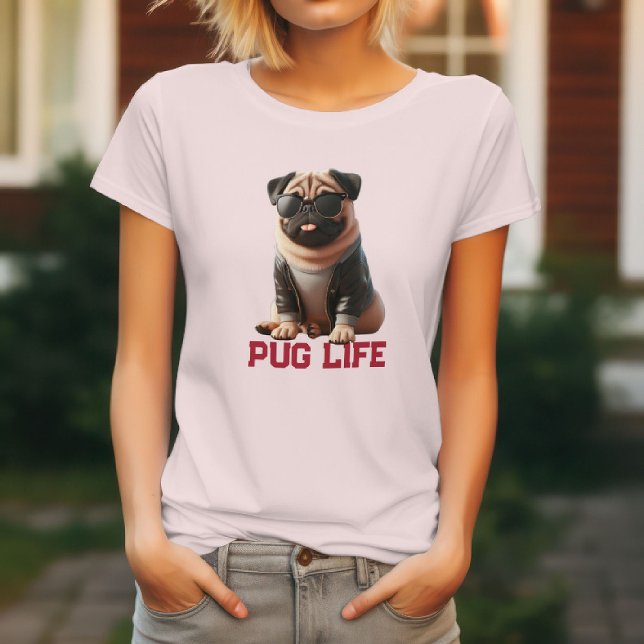 Pug Life Cute Hund design för Pug Älskare! T Shirt (Skapare uppladdad)