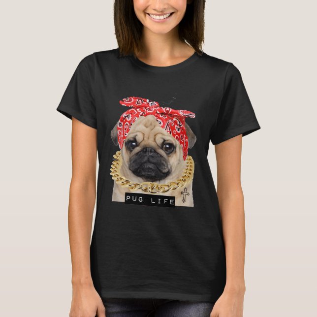 Pug Life Essential T-Shirt 320 (Framsida)