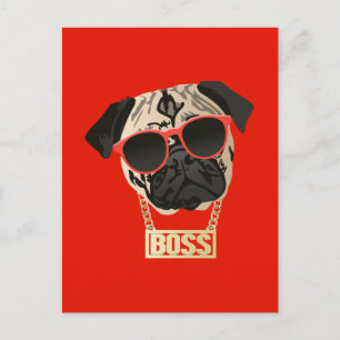 Pug Life - Jag är vykort för Pug Parents Chef