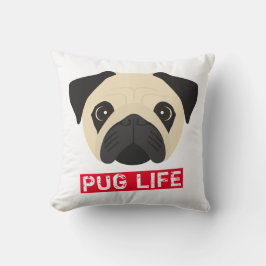 Pug Life Kudde