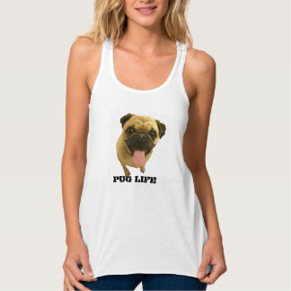 Pug Life Linne Med Racerback