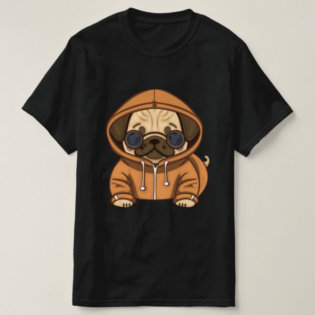 Pug Life Manar T-Shirt (Design framsida)