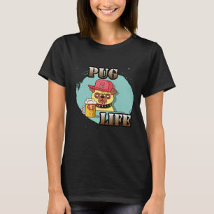 Pug Life Meme Thug Life T Shirt Funny Sarkastic Es