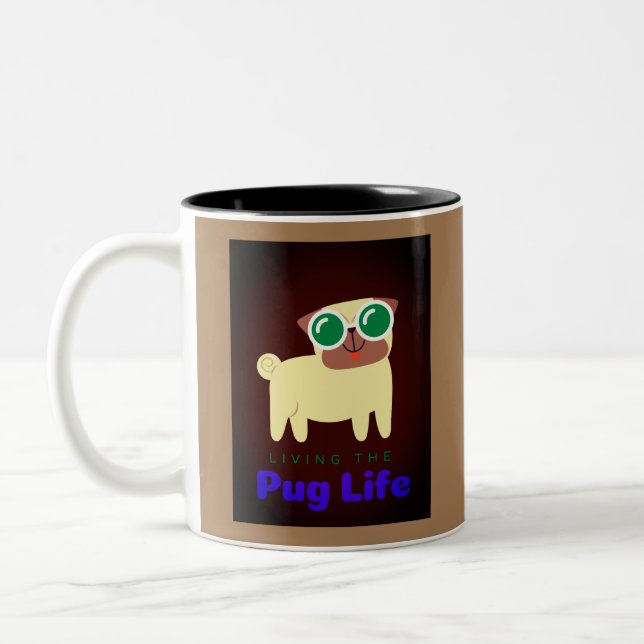 Pug Life Mugg (Vänster)