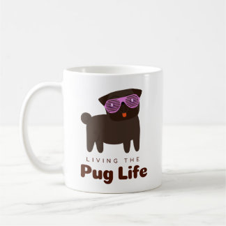 Pug Life Mugg (Rosa)