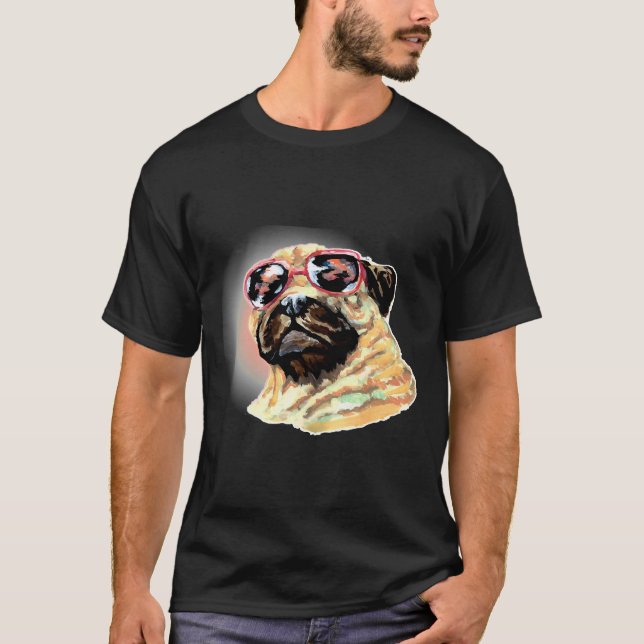 Pug Life Premium Scoop 755 T Shirt (Framsida)