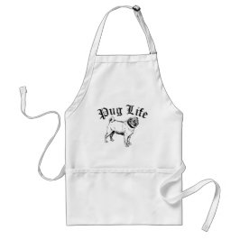 Pug Life Rolig hund Gangster Förkläde